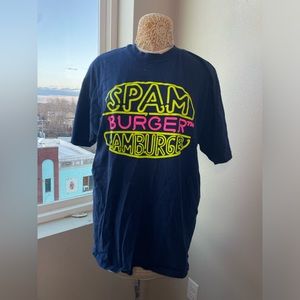 Spam Burger Hamburger XL vintage Hanes Beefy-T Single Stitch Made in USA XL